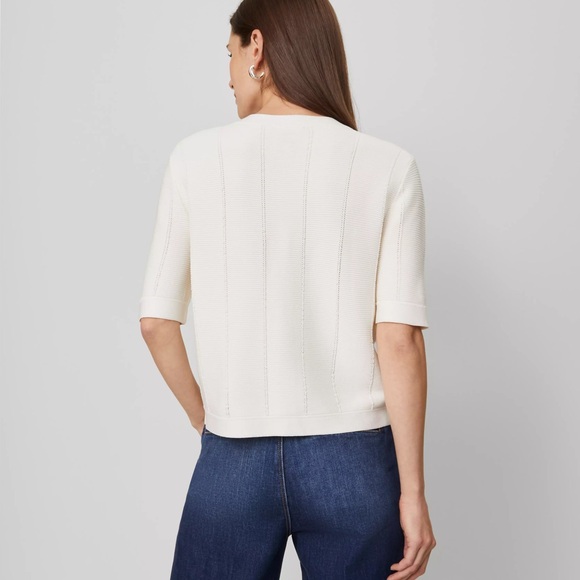 NWT Ann Taylor Textured Stitch Cardigan - Picture 2 of 2